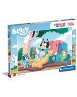 Clementoni: Puzzle Made In Italy Bluey 104