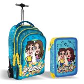 DinsiemE School Pack - Zaino Trolley Favola Bts + Astuccio 3 zip - I02230PK il Kreativo