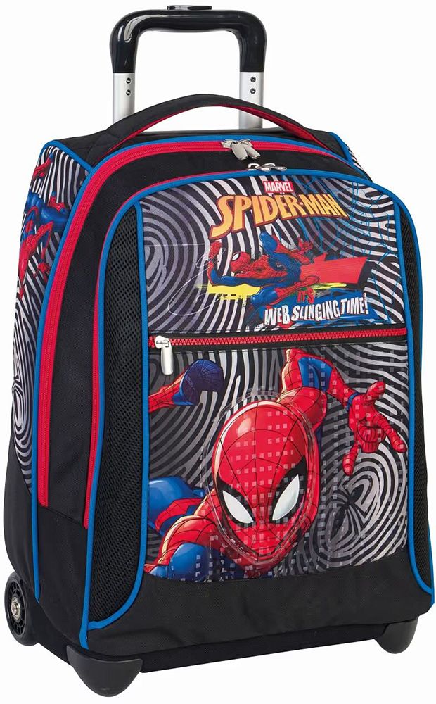 il Kreativo SPIDERMAN Big Trolley Jet Black Seven 202902302 899