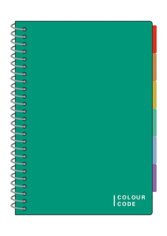 Divisori Discbound UTHCLO - 5 Fogli Multicolore In PP Per Organizzazione Quaderni