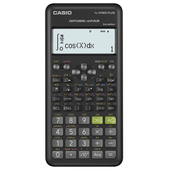 Casio Calcolatrice Scientifica FX-570ES Plus