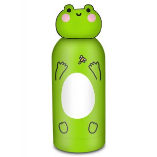 Bottle Con Tappo Sagomato 350Ml Rana Cartomania Chill & Refi - BTS 26-27 - 30D302619-000 il Kreativo