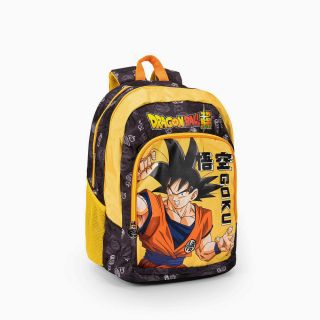 Zaino Scuola Organizato Dragon Ball Super Giallo