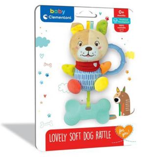 Soft Dog Rattle Clementoni CLE17785 il Kreativo