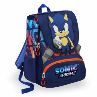 Sonic Prime - Zaino Estensibile - Scuola