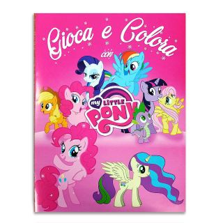 MY LITTLE PONY - LIBRO GIOCO E COLORO