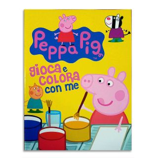 PEPPA PIG - LIBRO GIOCO E COLORO