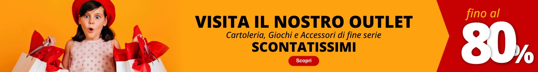 outlet cartoleria e giochi